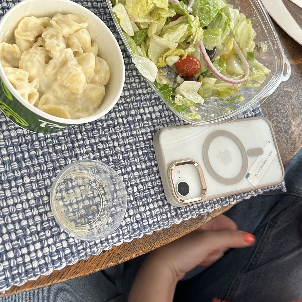 Panera Bread - 1/2 Greek salad with 1/2 portion of mac & cheese - Sandwiches Near Me - Springfield, Ohio Panera Bread - 1/2 Greek salad with 1/2 portion of mac & cheese - Sandwiches Near Me - Springfield, Ohio
