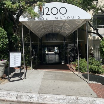 Morrison Hotel Gallery - The Exterior of The Morrison Hotel Gallery located in the Sunset Marquis Hotel right off Sunset Blvd August 2019 - Art Galleries Near Me - West Hollywood, California