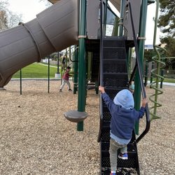 Rolling Hills Park - Stairway to slides