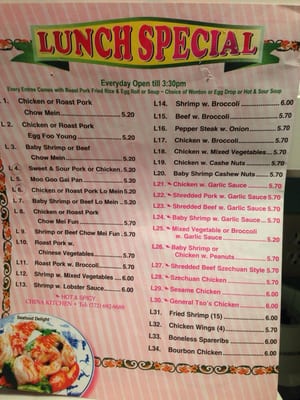 Menu photo 3 China Kitchen Jensen Beach, FL