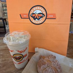 Pan de Muerto - pumpkin spice & Cafe De Olla - blended Pan de Muerto - pumpkin spice & Cafe De Olla - blended