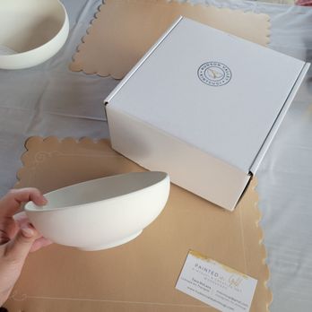 Yelp Event: Sip + Craft - Kintsugi Workshop at Plan Bee - we each got our own bowls - Yelp Events Near Me - Poughkeepsie, New York