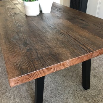 Widger Handyman Services - Redwood table we made - Handyman Near Me - Livermore, California