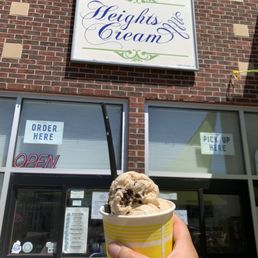 Sea monster single scoop at Heights Cream Sea monster single scoop at Heights Cream