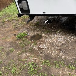 Dallas / Arlington KOA - There were several holes like these