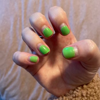 Kosmo Nail Bar - Four weeks later and I've had to cut them down. No peeling up or catching on my hair! A very good job that LASTS! - Nail Salons Near Me - Rockville, Maryland Kosmo Nail Bar - Four weeks later and I've had to cut them down. No peeling up or catching on my hair! A very good job that LASTS! - Nail Salons Near Me - Rockville, Maryland