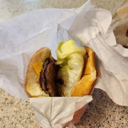 Bud's Jolly Kone - Supposed to be a Double cheeseburger.