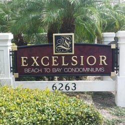 Signmasters of Florida - Lykins Signtek - This is just one of the many we've done on Siesta Key, Fl. Add a touch of class to the entry of your property.