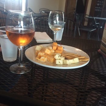 Quarry Hill Winery - Cheese tray almost gone! Apple wine and strawberry rhubarb wine. - Wineries Near Me - Berlin Heights, Ohio Quarry Hill Winery - Cheese tray almost gone! Apple wine and strawberry rhubarb wine. - Wineries Near Me - Berlin Heights, Ohio