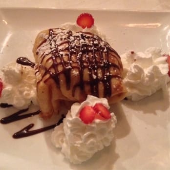 Edelweiss Restaurant - Crepe filled with cinnamon ice cream - German Near Me - Norridge, Illinois Edelweiss Restaurant - Crepe filled with cinnamon ice cream - German Near Me - Norridge, Illinois