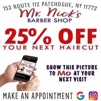 Mr Nick's Barber Shop - Barbers Near Me - Patchogue, New York Mr Nick's Barber Shop - Barbers Near Me - Patchogue, New York
