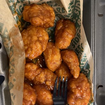 Wingstop - Mango habanero Boneless Wings - Chicken Wings Near Me - Bloomington, Illinois