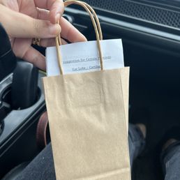you get a little goodie bag with cleaning supplies you get a little goodie bag with cleaning supplies