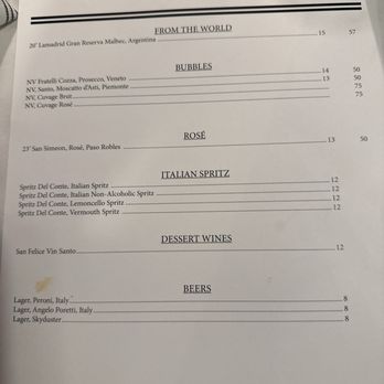 Mora Italiano - Alcohol list - Venues & Event Spaces Near Me - Encino, California Mora Italiano - Alcohol list - Venues & Event Spaces Near Me - Encino, California