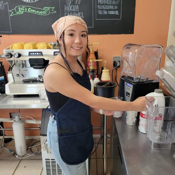 Mullet Coffee - Our Barista Dee!! - Coffee & Tea Near Me - Somerset, Texas Mullet Coffee - Our Barista Dee!! - Coffee & Tea Near Me - Somerset, Texas
