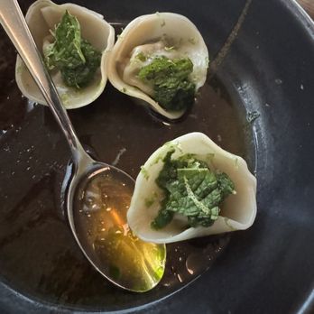 Uchibā Austin - pho wagyu beef dumpling - Cocktail Bars Near Me - Austin, Texas