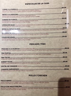 Menu photo 6 Mexico Uno Palatine, IL