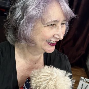 Anton's Hair & Makeup - Smoky lavender highlights - Hair Salons Near Me - Brooklyn, New York Anton's Hair & Makeup - Smoky lavender highlights - Hair Salons Near Me - Brooklyn, New York