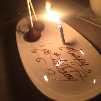 Robert - His birthday treat complimentary of the restaurant! - New American Near Me - New York, New York Robert - His birthday treat complimentary of the restaurant! - New American Near Me - New York, New York
