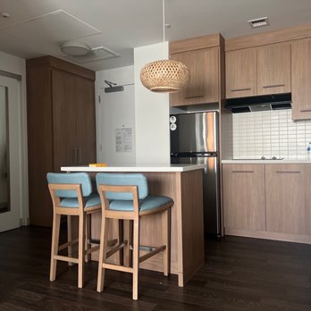 Element Santa Clara - kitchen in 1 bedroom room. - Hotels Near Me - Santa Clara, California Element Santa Clara - kitchen in 1 bedroom room. - Hotels Near Me - Santa Clara, California