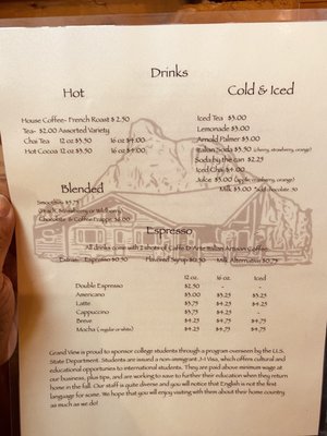 Menu photo 2 Grand View Cafe & RV Park Glacier View, AK