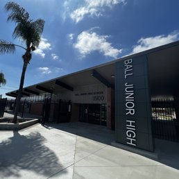 Exterior photo of Ball Junior High School - Anaheim, California Exterior photo of Ball Junior High School - Anaheim, California