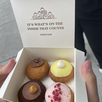 Choux - Box of 4 Cream Puffs - Bakeries Near Me - San Francisco, California Choux - Box of 4 Cream Puffs - Bakeries Near Me - San Francisco, California