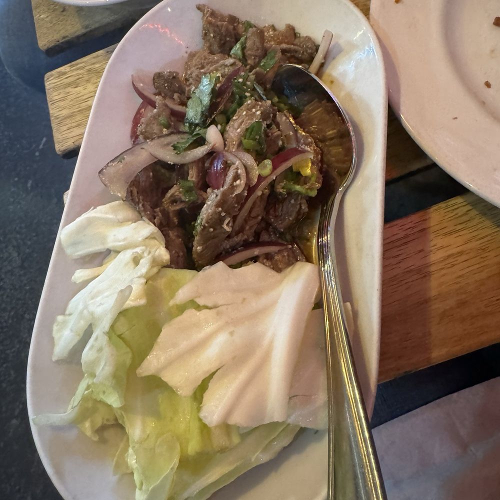 Lung Yai Thai Tapas - Neua Nam Tok (Beef Salad) - Tapas/Small Plates Near Me - Miami, Florida