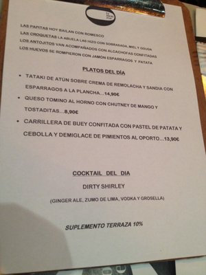 Menu photo 3 La Monroe Barcelona, B