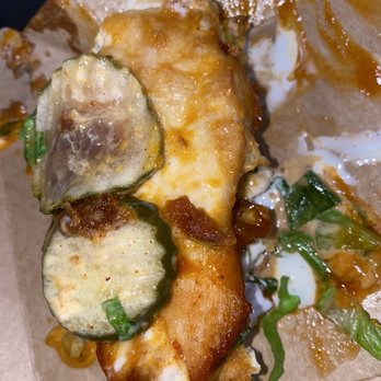 Brome Modern Eatery - Chicken isn't near crispy. Doesn't look deep fried. - Burgers Near Me - Dearborn, Michigan Brome Modern Eatery - Chicken isn't near crispy. Doesn't look deep fried. - Burgers Near Me - Dearborn, Michigan