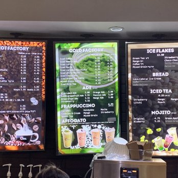 Coffee Factory - Menu (Dec 2019) - Desserts Near Me - Flushing, New York