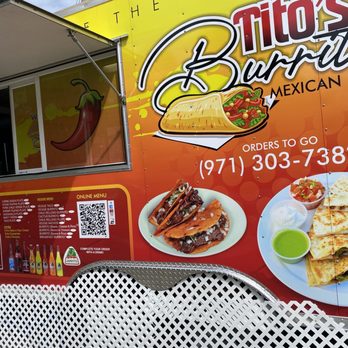 Tito’s Burritos - Outside - Food Trucks Near Me - Portland, Oregon