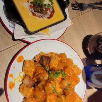 Cochino Taco - Tots and queso on HH. Best part of our meal. - Mexican Near Me - Arvada, Colorado