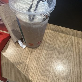 McDonald's - I received a large mocha frappe half way filled with - Fast Food Near Me - Austin, Texas McDonald's - I received a large mocha frappe half way filled with - Fast Food Near Me - Austin, Texas