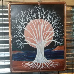 Star Song of the Harbor Animist Church - Spiriual tree and blood moon