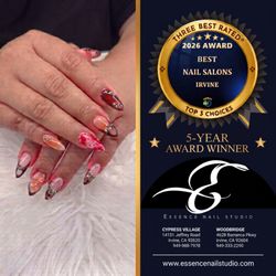 Essence Nail Studio - Cypress Village - 5 years award winning as top 3 best nail salon in Irvine