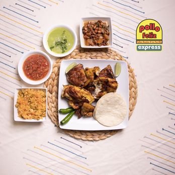 Pollo Feliz Express - a plate of food - Mexican Near Me - Laredo, Texas