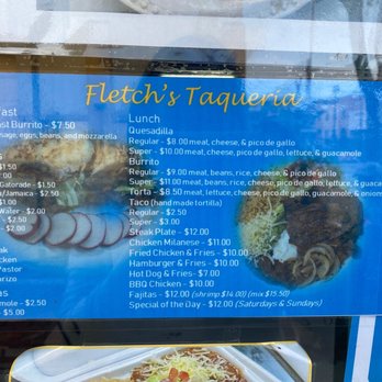 Fletch's Taqueria - Menu 4/21 - Tacos Near Me - San Mateo, California Fletch's Taqueria - Menu 4/21 - Tacos Near Me - San Mateo, California