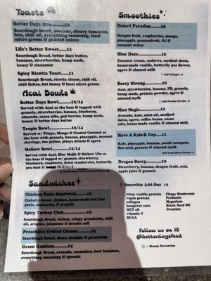 Menu photo 8 Better Days Las Vegas, NV Menu photo 8 Better Days Las Vegas, NV