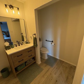 Master Crafter Tile & Bath - After vanity, toilet area - General Contractors Near Me - Flower Mound, Texas
