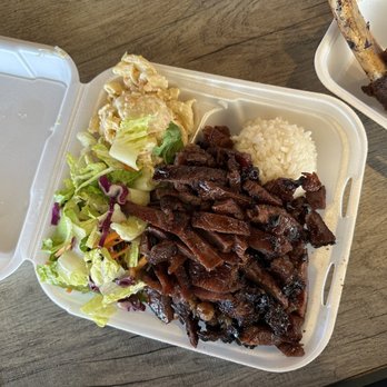 Matiki Island Barbecue - 4. Beef Plate - Hawaiian Near Me - Fullerton, California