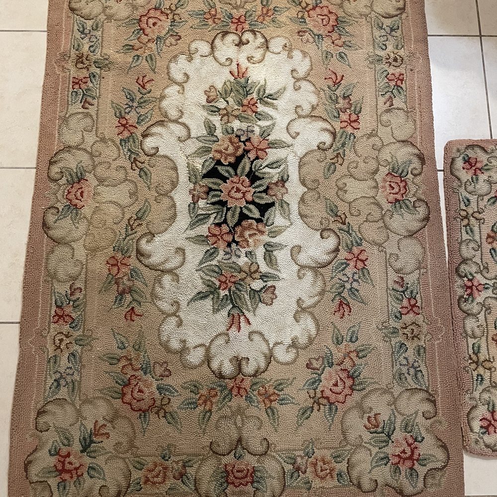 Oriental Designer Rugs - AFTER:  Cleaned and repaired. - Rugs Near Me - Atlanta, Georgia