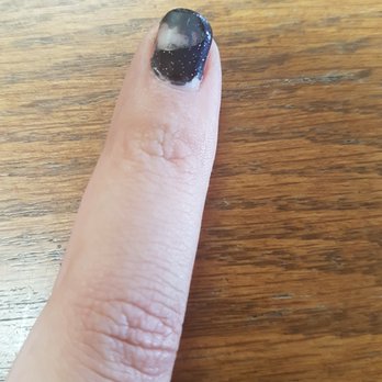 Crystal Nail Spa - 1 week after my shellac manicure - Nail Salons Near Me - Brantford, Ontario Crystal Nail Spa - 1 week after my shellac manicure - Nail Salons Near Me - Brantford, Ontario