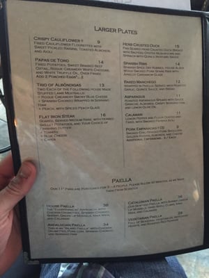 Menu photo 8 Elements Tapas Medford, OR