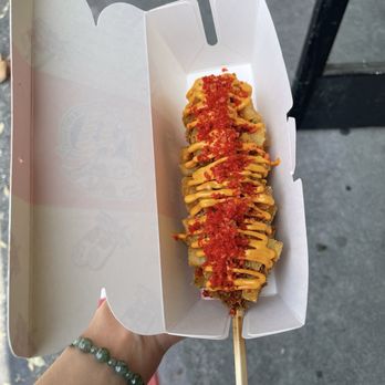 Two Hands Corn Dogs - Potato Dog - Hot Dogs Near Me - Whittier, California