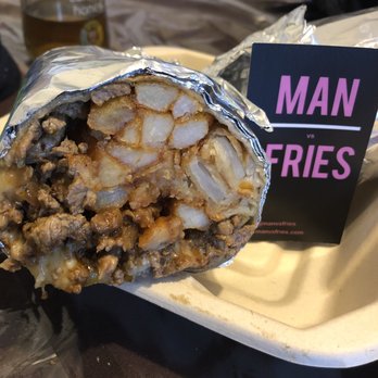 Man vs Fries - Texas Cowgirl Burrito (steak) - Pop-Up Restaurants Near Me - Oakland, California Man vs Fries - Texas Cowgirl Burrito (steak) - Pop-Up Restaurants Near Me - Oakland, California