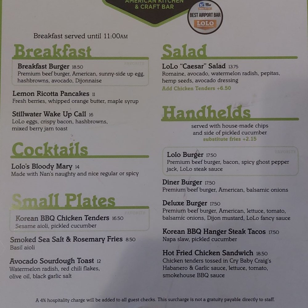 Lolo American Kitchen And Craft Bar - Menu - New American Near Me - Saint Paul, Minnesota Lolo American Kitchen And Craft Bar - Menu - New American Near Me - Saint Paul, Minnesota