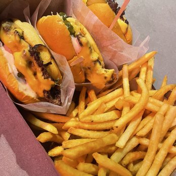 The Win-Dow Long Beach - 2 CHEESEBURGER, 1 DOUBLE CHEESEBURGER, & 2 FRIES - Burgers Near Me - Long Beach, California