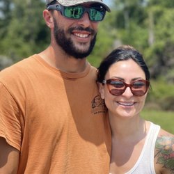 Ragin Cajun Airboat Tours - The bride-to-be with the BEST tour guide, Eric D!