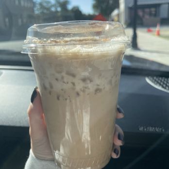 Tres Gatos Coffee - Iced chai with lavender cold foam - Desserts Near Me - Midvale, Utah Tres Gatos Coffee - Iced chai with lavender cold foam - Desserts Near Me - Midvale, Utah